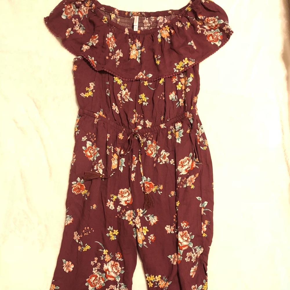 Off the shoulder jumpsuit
